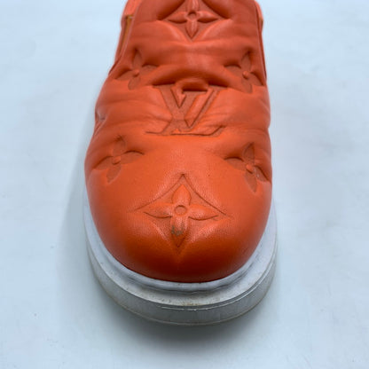【中古品】【メンズ】 LOUIS VUITTON ルイ・ヴィトン LD0242 ビバリーヒルズライン レザー スリッポン 靴 179-260522-ko-02-tei サイズ：7.5 カラー：オレンジ 万代Net店