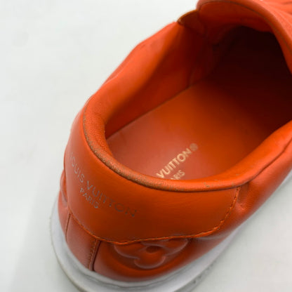 【中古品】【メンズ】 LOUIS VUITTON ルイ・ヴィトン LD0242 ビバリーヒルズライン レザー スリッポン 靴 179-260522-ko-02-tei サイズ：7.5 カラー：オレンジ 万代Net店