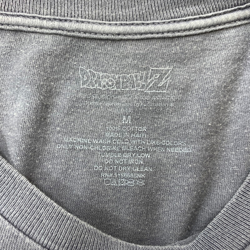 【現状渡し品】【メンズ】 DRAGON BALL Z ドラゴンボールゼット 00's SUPER SAIYAN SON GOKU S/S TEE スーパーサイヤ人 孫悟空 ショートスリーブ Tシャツ トップス 半袖 145-260423-ko-02-tei サイズ：M カラー：グレー 万代Net店