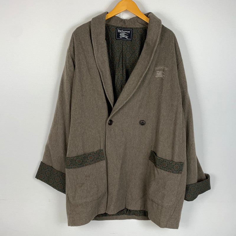 【現状渡し品】【メンズ】 BURBERRY バーバリー 90's TAILORED JACKET 90年代 テーラードジャケット アウター コート 黒タグ 141-260423-ko-01-tei サイズ：L カラー：ベージュ系 万代Net店