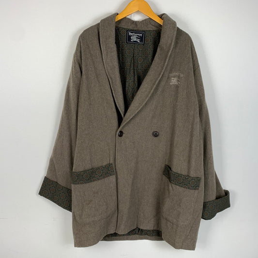 【現状渡し品】【メンズ】 BURBERRY バーバリー 90's TAILORED JACKET 90年代 テーラードジャケット アウター コート 黒タグ 141-260423-ko-01-tei サイズ：L カラー：ベージュ系 万代Net店