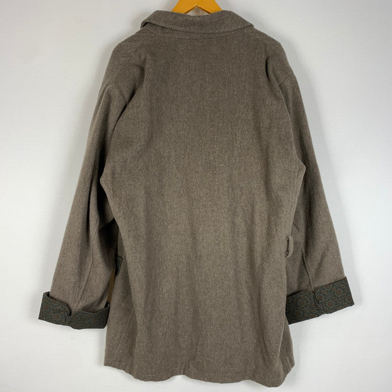 【現状渡し品】【メンズ】 BURBERRY バーバリー 90's TAILORED JACKET 90年代 テーラードジャケット アウター コート 黒タグ 141-260423-ko-01-tei サイズ：L カラー：ベージュ系 万代Net店