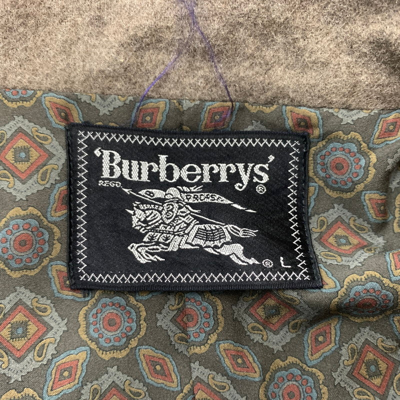 【現状渡し品】【メンズ】 BURBERRY バーバリー 90's TAILORED JACKET 90年代 テーラードジャケット アウター コート 黒タグ 141-260423-ko-01-tei サイズ：L カラー：ベージュ系 万代Net店