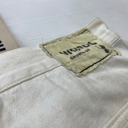 【現状渡し品】【メンズ】 WEIRDO ウィアード MANIA BIG PANTS WRD-15-AW-11 マニア ビッグパンツ ボトムス ワークパンツ サスペンダー 156-260423-ko-09-tei サイズ：M カラー：ホワイト 万代Net店