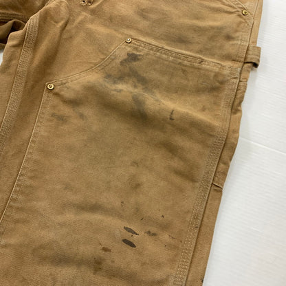 【現状渡し品】【メンズ】 CARHARTT カーハート 00's DOUBLE KNEE PANTS MADE IN USA B01 2000年代 ダブルニーパンツ ボトムス ワークパンツ USA製 156-260423-ko-10-fuzh サイズ：32×34 カラー：ベージュ 万代Net店