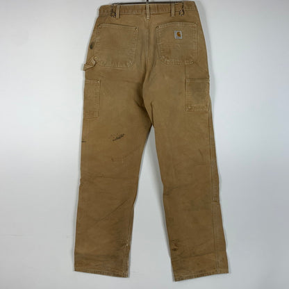 【現状渡し品】【メンズ】 CARHARTT カーハート 00's DOUBLE KNEE PANTS MADE IN USA B01 2000年代 ダブルニーパンツ ボトムス ワークパンツ USA製 156-260423-ko-10-fuzh サイズ：32×34 カラー：ベージュ 万代Net店