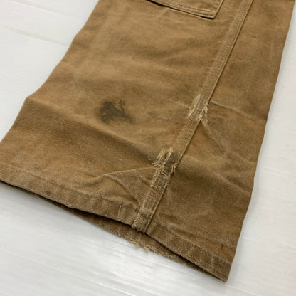 【現状渡し品】【メンズ】 CARHARTT カーハート 00's DOUBLE KNEE PANTS MADE IN USA B01 2000年代 ダブルニーパンツ ボトムス ワークパンツ USA製 156-260423-ko-10-fuzh サイズ：32×34 カラー：ベージュ 万代Net店