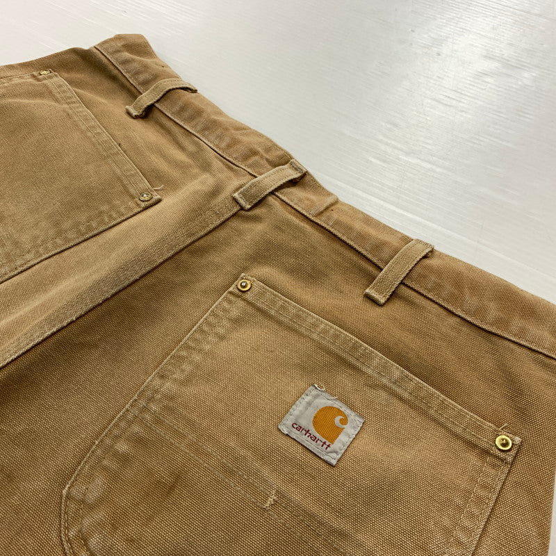 【現状渡し品】【メンズ】 CARHARTT カーハート 00's DOUBLE KNEE PANTS MADE IN USA B01 2000年代 ダブルニーパンツ ボトムス ワークパンツ USA製 156-260423-ko-10-fuzh サイズ：32×34 カラー：ベージュ 万代Net店
