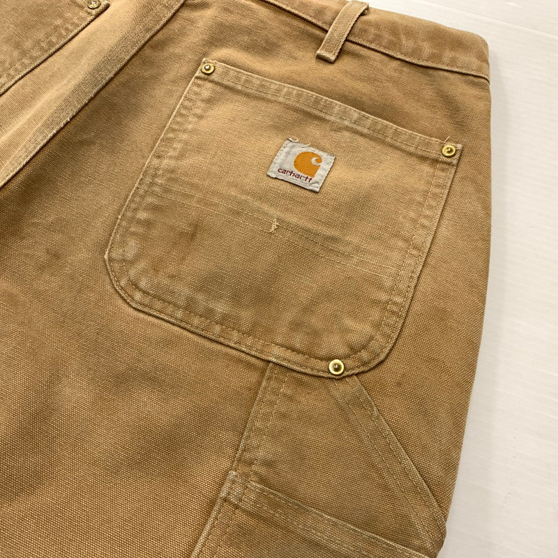 【現状渡し品】【メンズ】 CARHARTT カーハート 00's DOUBLE KNEE PANTS MADE IN USA B01 2000年代 ダブルニーパンツ ボトムス ワークパンツ USA製 156-260423-ko-10-fuzh サイズ：32×34 カラー：ベージュ 万代Net店