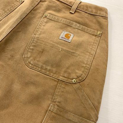 【現状渡し品】【メンズ】 CARHARTT カーハート 00's DOUBLE KNEE PANTS MADE IN USA B01 2000年代 ダブルニーパンツ ボトムス ワークパンツ USA製 156-260423-ko-10-fuzh サイズ：32×34 カラー：ベージュ 万代Net店