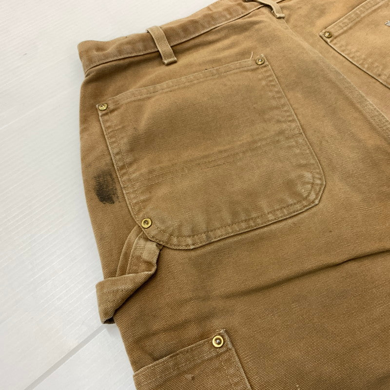 【現状渡し品】【メンズ】 CARHARTT カーハート 00's DOUBLE KNEE PANTS MADE IN USA B01 2000年代 ダブルニーパンツ ボトムス ワークパンツ USA製 156-260423-ko-10-fuzh サイズ：32×34 カラー：ベージュ 万代Net店