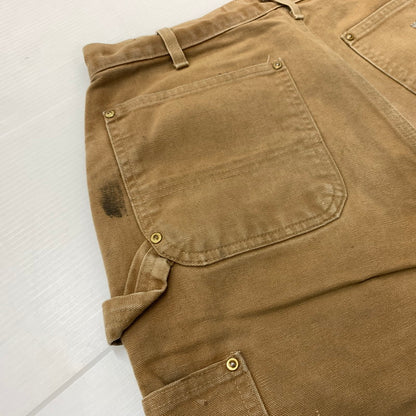 【現状渡し品】【メンズ】 CARHARTT カーハート 00's DOUBLE KNEE PANTS MADE IN USA B01 2000年代 ダブルニーパンツ ボトムス ワークパンツ USA製 156-260423-ko-10-fuzh サイズ：32×34 カラー：ベージュ 万代Net店