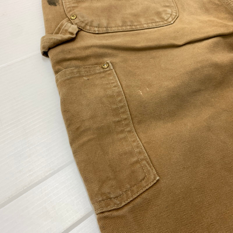 【現状渡し品】【メンズ】 CARHARTT カーハート 00's DOUBLE KNEE PANTS MADE IN USA B01 2000年代 ダブルニーパンツ ボトムス ワークパンツ USA製 156-260423-ko-10-fuzh サイズ：32×34 カラー：ベージュ 万代Net店