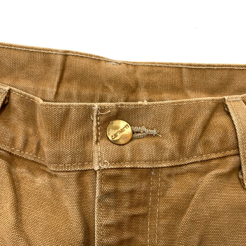 【現状渡し品】【メンズ】 CARHARTT カーハート 00's DOUBLE KNEE PANTS MADE IN USA B01 2000年代 ダブルニーパンツ ボトムス ワークパンツ USA製 156-260423-ko-10-fuzh サイズ：32×34 カラー：ベージュ 万代Net店