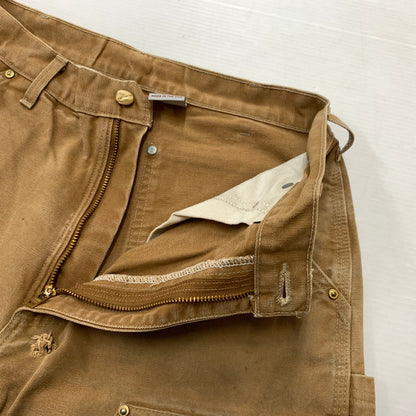 【現状渡し品】【メンズ】 CARHARTT カーハート 00's DOUBLE KNEE PANTS MADE IN USA B01 2000年代 ダブルニーパンツ ボトムス ワークパンツ USA製 156-260423-ko-10-fuzh サイズ：32×34 カラー：ベージュ 万代Net店