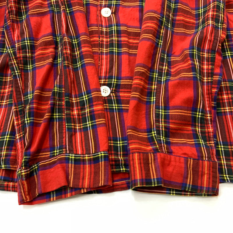 【現状渡し品】【メンズ】 L.L.BEAN エルエルビーン 80's FLANNEL SHIRT VINTAGE 80年代 フランネル シャツ トップス ネルシャツ ヴィンテージ 144-260423-ko-07-tei サイズ：不明 カラー：レッド 万代Net店