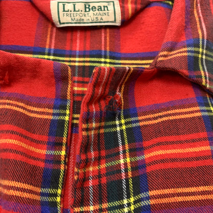 【現状渡し品】【メンズ】 L.L.BEAN エルエルビーン 80's FLANNEL SHIRT VINTAGE 80年代 フランネル シャツ トップス ネルシャツ ヴィンテージ 144-260423-ko-07-tei サイズ：不明 カラー：レッド 万代Net店