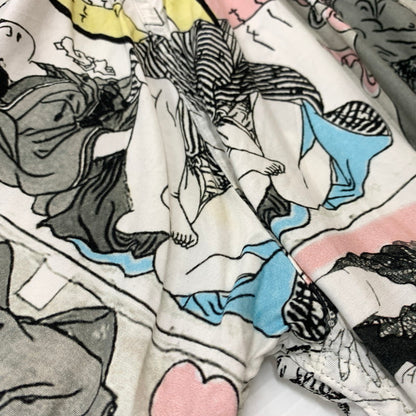 【中古品】【メンズ】 WACKO MARIA ワコマリア RAYON S/S SHIRT レーヨン ショートスリーブ シャツ トップス 半袖 春画浮世絵 和柄 140-260423-ko-08-tei サイズ：XL カラー：総柄 万代Net店