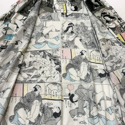 【中古品】【メンズ】 WACKO MARIA ワコマリア RAYON S/S SHIRT レーヨン ショートスリーブ シャツ トップス 半袖 春画浮世絵 和柄 140-260423-ko-08-tei サイズ：XL カラー：総柄 万代Net店