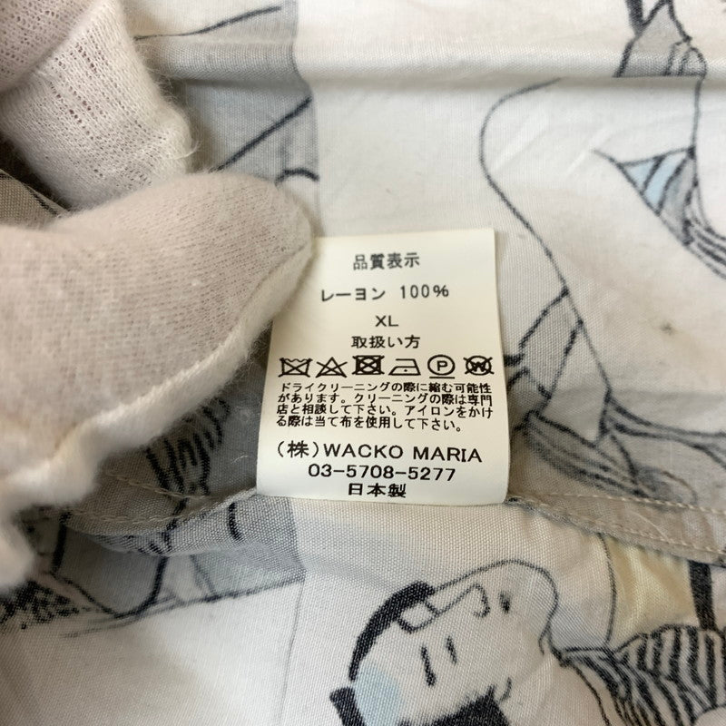 【中古品】【メンズ】 WACKO MARIA ワコマリア RAYON S/S SHIRT レーヨン ショートスリーブ シャツ トップス 半袖 春画浮世絵 和柄 140-260423-ko-08-tei サイズ：XL カラー：総柄 万代Net店