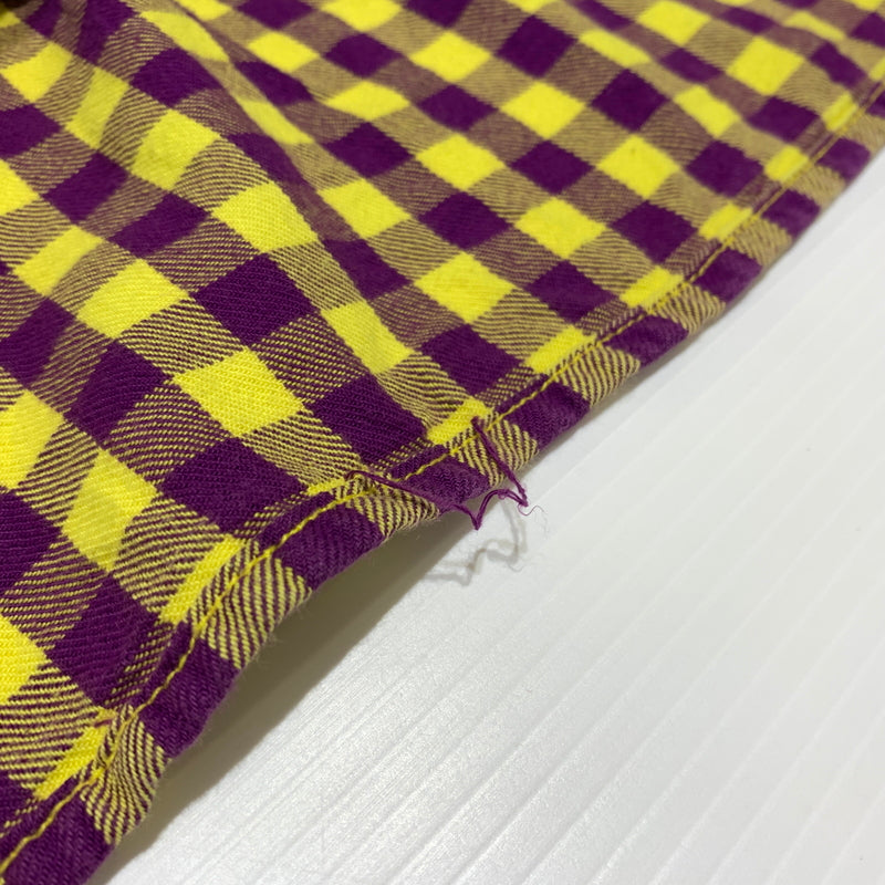 【中古品】【メンズ】 STUSSY ステューシー CHECK 3/4 SLEEVE SHIRT チェック 3/4 スリーブ シャツ トップス 七分袖 142-260720-ko-02-tei サイズ：M カラー：マルチ 万代Net店