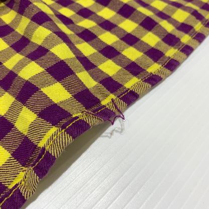 【中古品】【メンズ】 STUSSY ステューシー CHECK 3/4 SLEEVE SHIRT チェック 3/4 スリーブ シャツ トップス 七分袖 142-260720-ko-02-tei サイズ：M カラー：マルチ 万代Net店