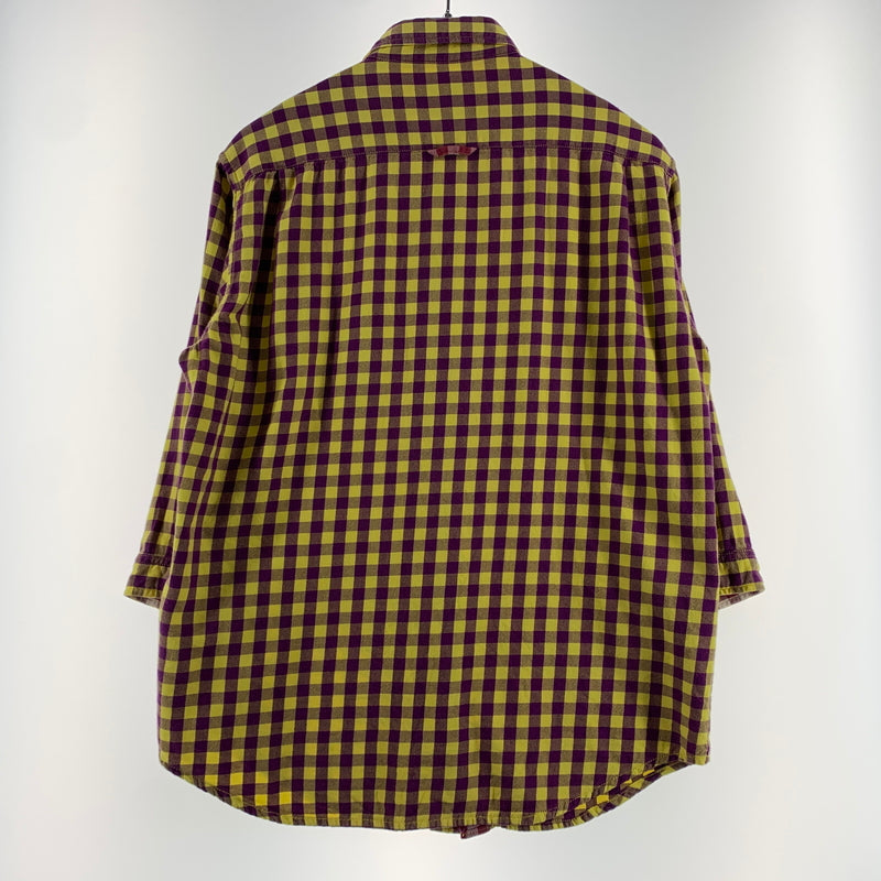 【中古品】【メンズ】 STUSSY ステューシー CHECK 3/4 SLEEVE SHIRT チェック 3/4 スリーブ シャツ トップス 七分袖 142-260720-ko-02-tei サイズ：M カラー：マルチ 万代Net店