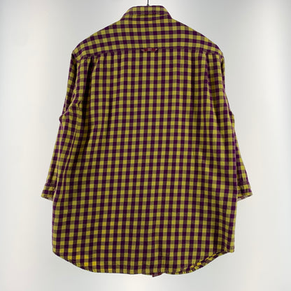 【中古品】【メンズ】 STUSSY ステューシー CHECK 3/4 SLEEVE SHIRT チェック 3/4 スリーブ シャツ トップス 七分袖 142-260720-ko-02-tei サイズ：M カラー：マルチ 万代Net店