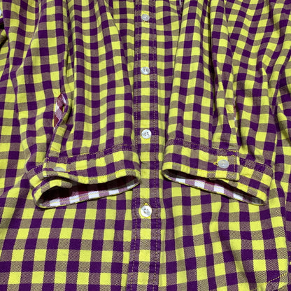 【中古品】【メンズ】 STUSSY ステューシー CHECK 3/4 SLEEVE SHIRT チェック 3/4 スリーブ シャツ トップス 七分袖 142-260720-ko-02-tei サイズ：M カラー：マルチ 万代Net店