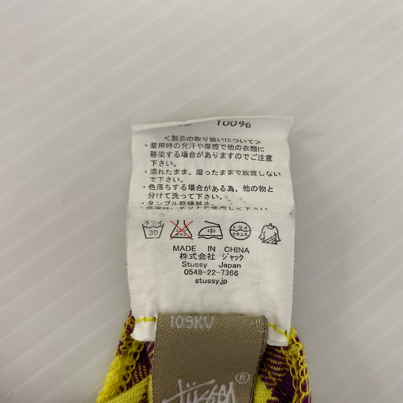 【中古品】【メンズ】 STUSSY ステューシー CHECK 3/4 SLEEVE SHIRT チェック 3/4 スリーブ シャツ トップス 七分袖 142-260720-ko-02-tei サイズ：M カラー：マルチ 万代Net店