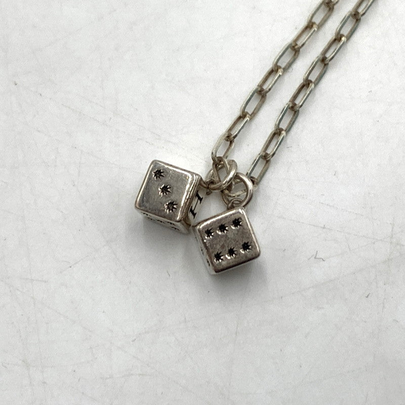 【中古品】【メンズ】 HUF ハフ DICE NECKLACE ダイス ネックレス アクセサリー ペンダント チェーン SV925 192-260503-ko-17-tei カラー：シルバー 万代Net店