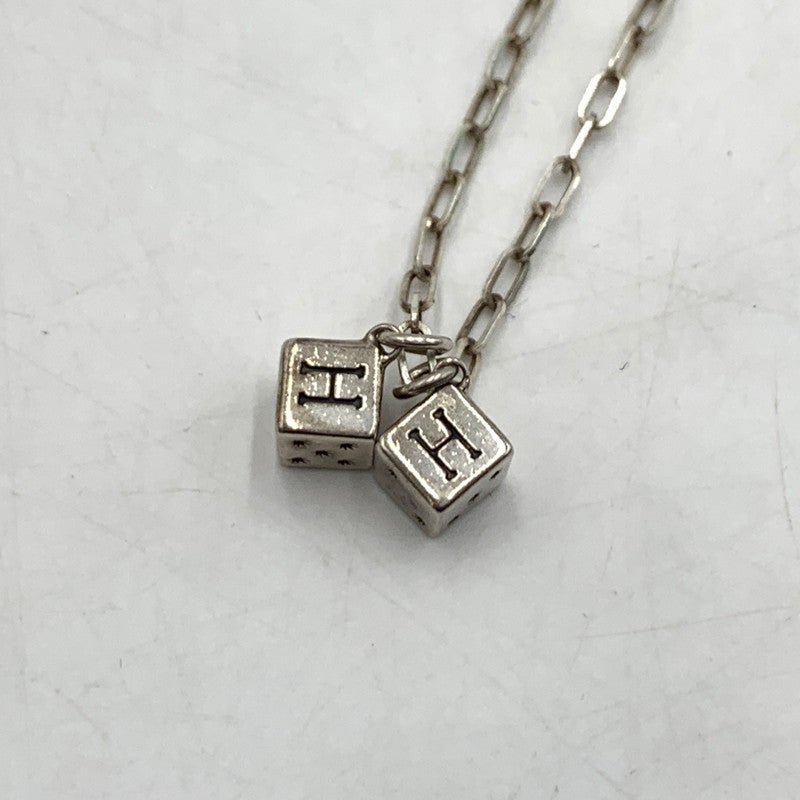 【中古品】【メンズ】 HUF ハフ DICE NECKLACE ダイス ネックレス アクセサリー ペンダント チェーン SV925 192-260503-ko-17-tei カラー：シルバー 万代Net店