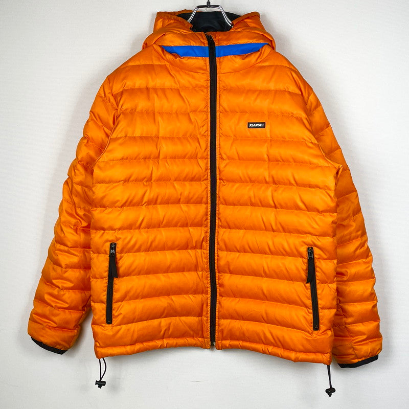 【現状渡し品】【メンズ】 X-LARGE エックス ラージ DOWN JACKET 0103515 ダウン ジャケット アウター 142-260801-sa-24-tei サイズ：XL カラー：オレンジ 万代Net店