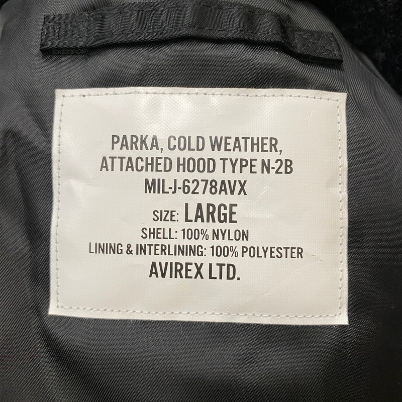 【中古品】【メンズ】 N2-B FLIGHT JACKET 783-4952040 N2-B フライト ジャケット アウター 中綿ジャケット 145-260422-ks-05-tei サイズ：L カラー：ブラック 万代Net店