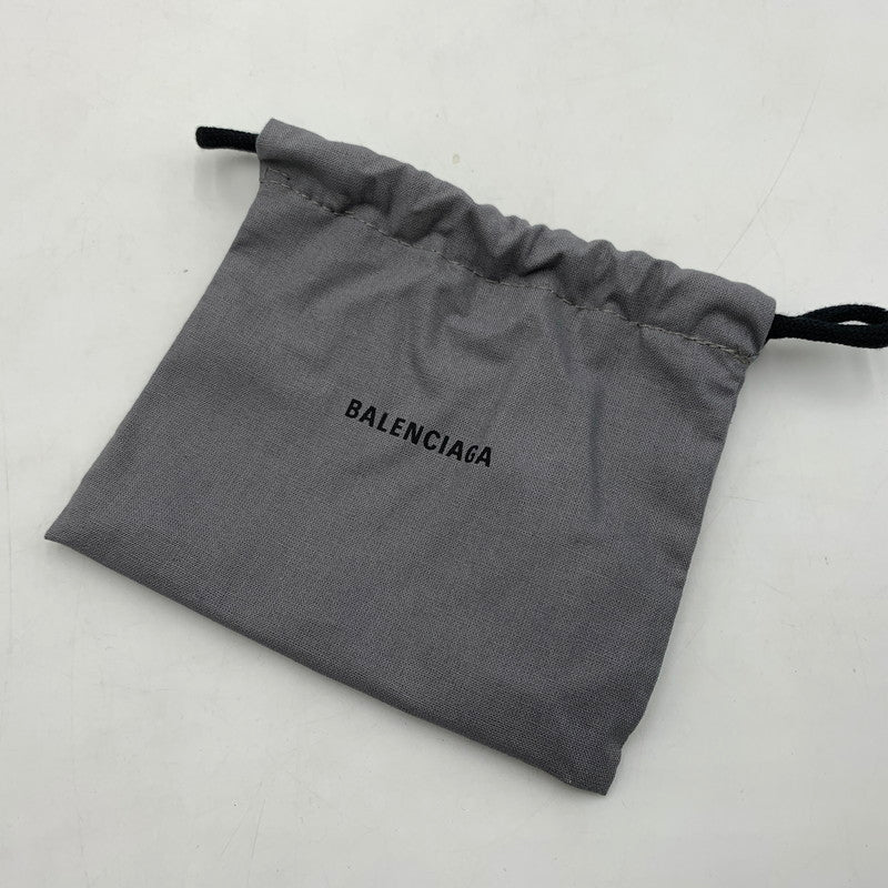 【中古品】【メンズ】 BALENCIAGA バレンシアガ COMPACT WALLET 594312 コンパクト ウォレット 財布 ミニウォレット 三つ折り 181-260503-ko-06-tei カラー：ブラック 万代Net店
