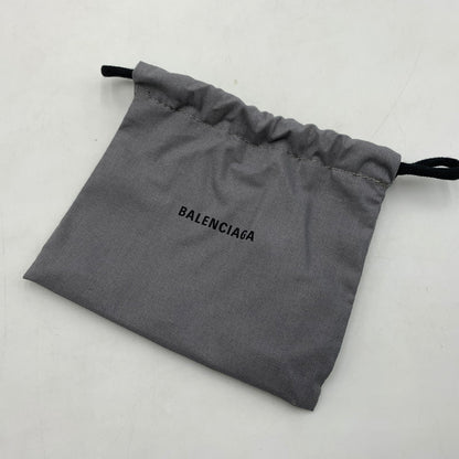 【中古品】【メンズ】 BALENCIAGA バレンシアガ COMPACT WALLET 594312 コンパクト ウォレット 財布 ミニウォレット 三つ折り 181-260503-ko-06-tei カラー：ブラック 万代Net店