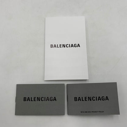 【中古品】【メンズ】 BALENCIAGA バレンシアガ COMPACT WALLET 594312 コンパクト ウォレット 財布 ミニウォレット 三つ折り 181-260503-ko-06-tei カラー：ブラック 万代Net店