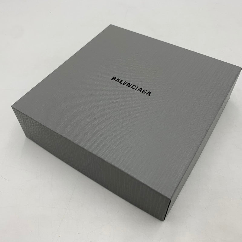 【中古品】【メンズ】 BALENCIAGA バレンシアガ COMPACT WALLET 594312 コンパクト ウォレット 財布 ミニウォレット 三つ折り 181-260503-ko-06-tei カラー：ブラック 万代Net店