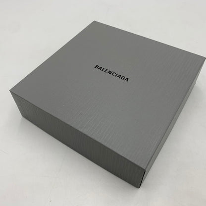 【中古品】【メンズ】 BALENCIAGA バレンシアガ COMPACT WALLET 594312 コンパクト ウォレット 財布 ミニウォレット 三つ折り 181-260503-ko-06-tei カラー：ブラック 万代Net店