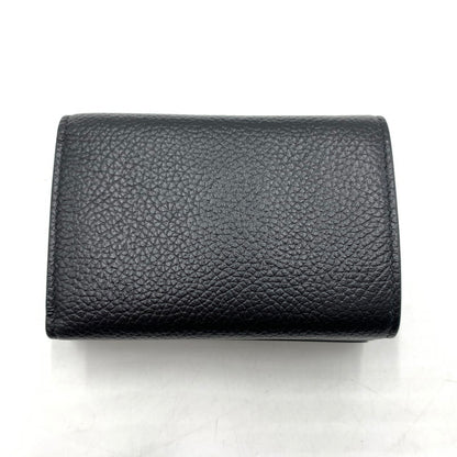 【中古品】【メンズ】 BALENCIAGA バレンシアガ COMPACT WALLET 594312 コンパクト ウォレット 財布 ミニウォレット 三つ折り 181-260503-ko-06-tei カラー：ブラック 万代Net店