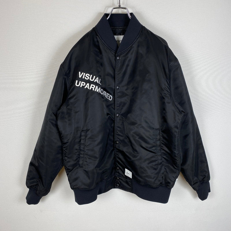 【中古品】【メンズ】 WTAPS ダブルタップス 26SS TEAM / JACKET / NYLON. TWILL 261TQDT-JKM01 チーム ジャケット ナイロン ツイル アウター 142-260424-ks-04-fuzh サイズ：3 カラー：ブラック 万代Net店