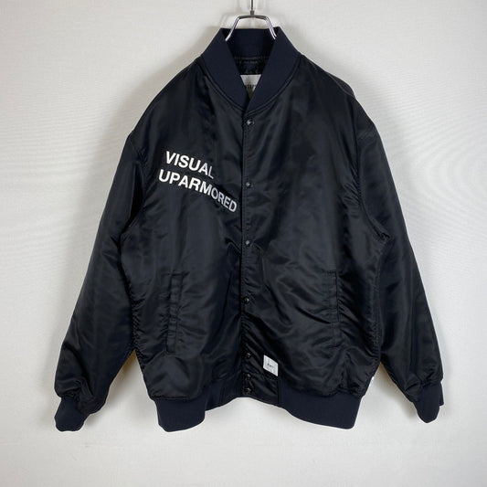 【中古品】【メンズ】 WTAPS ダブルタップス 26SS TEAM / JACKET / NYLON. TWILL 261TQDT-JKM01 チーム ジャケット ナイロン ツイル アウター 142-260424-ks-04-tei サイズ：3 カラー：ブラック 万代Net店