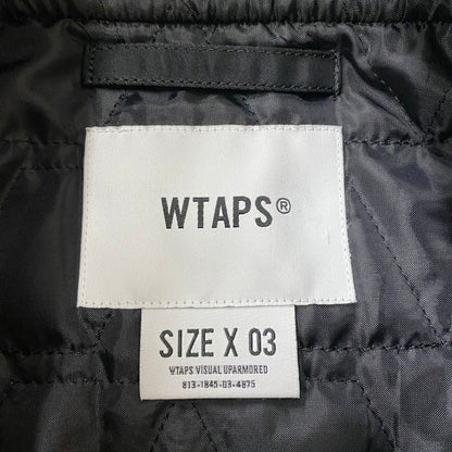【中古品】【メンズ】 WTAPS ダブルタップス 26SS TEAM / JACKET / NYLON. TWILL 261TQDT-JKM01 チーム ジャケット ナイロン ツイル アウター 142-260424-ks-04-fuzh サイズ：3 カラー：ブラック 万代Net店