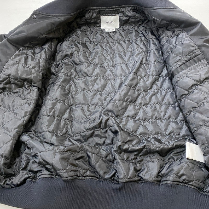 【中古品】【メンズ】 WTAPS ダブルタップス 26SS TEAM / JACKET / NYLON. TWILL 261TQDT-JKM01 チーム ジャケット ナイロン ツイル アウター 142-260424-ks-04-fuzh サイズ：3 カラー：ブラック 万代Net店