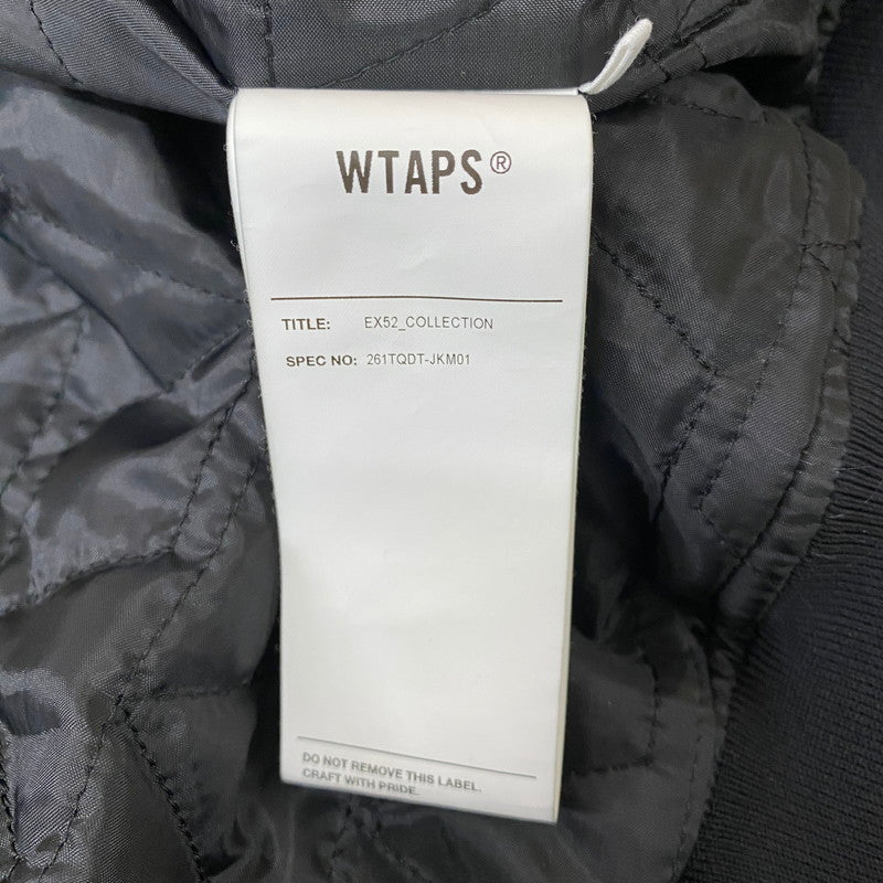 【中古品】【メンズ】 WTAPS ダブルタップス 26SS TEAM / JACKET / NYLON. TWILL 261TQDT-JKM01 チーム ジャケット ナイロン ツイル アウター 142-260424-ks-04-fuzh サイズ：3 カラー：ブラック 万代Net店