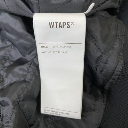 【中古品】【メンズ】 WTAPS ダブルタップス 26SS TEAM / JACKET / NYLON. TWILL 261TQDT-JKM01 チーム ジャケット ナイロン ツイル アウター 142-260424-ks-04-fuzh サイズ：3 カラー：ブラック 万代Net店