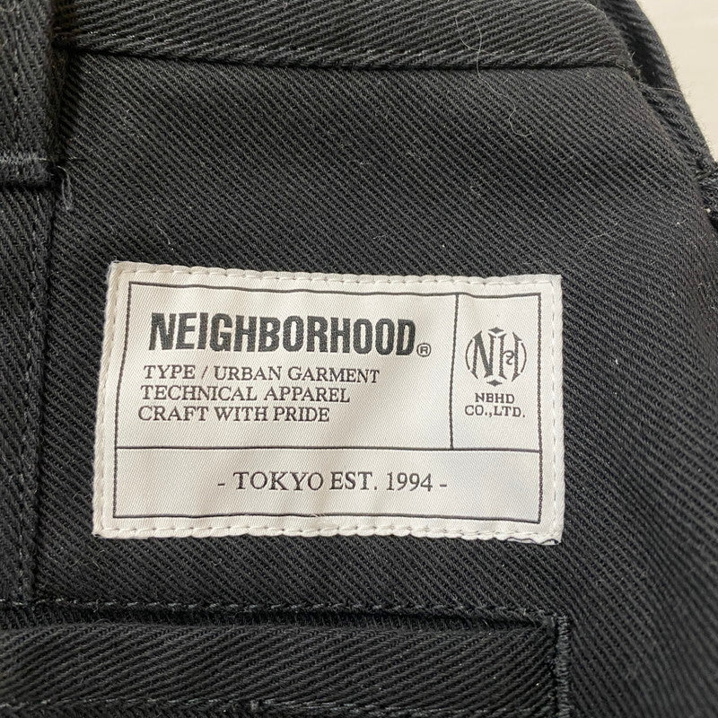 【中古品】【メンズ】 NEIGHBORHOOD ネイバーフッド WP WIDE PANTS 252ZANH-PTM01 WP ワイドパンツ ボトムス 153-260424-ks-12-fuzh サイズ：M カラー：ブラック 万代Net店