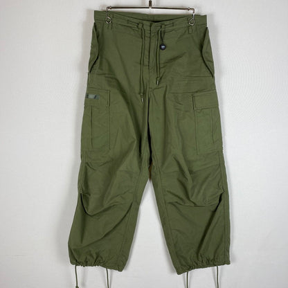 【中古品】【メンズ】 WTAPS ダブルタップス 25AW MILT0001 / TROUSERS / NYCO. WEATHER 252WVDT-PTM02 ミリタリー トラウザーズ カーゴパンツ ボトムス 153-260424-ks-11-fuzh サイズ：1 カラー：グリーン 万代Net店