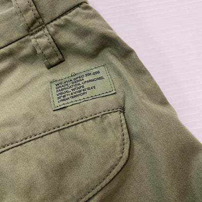 【中古品】【メンズ】 WTAPS ダブルタップス 25AW MILT0001 / TROUSERS / NYCO. WEATHER 252WVDT-PTM02 ミリタリー トラウザーズ カーゴパンツ ボトムス 153-260424-ks-11-fuzh サイズ：1 カラー：グリーン 万代Net店