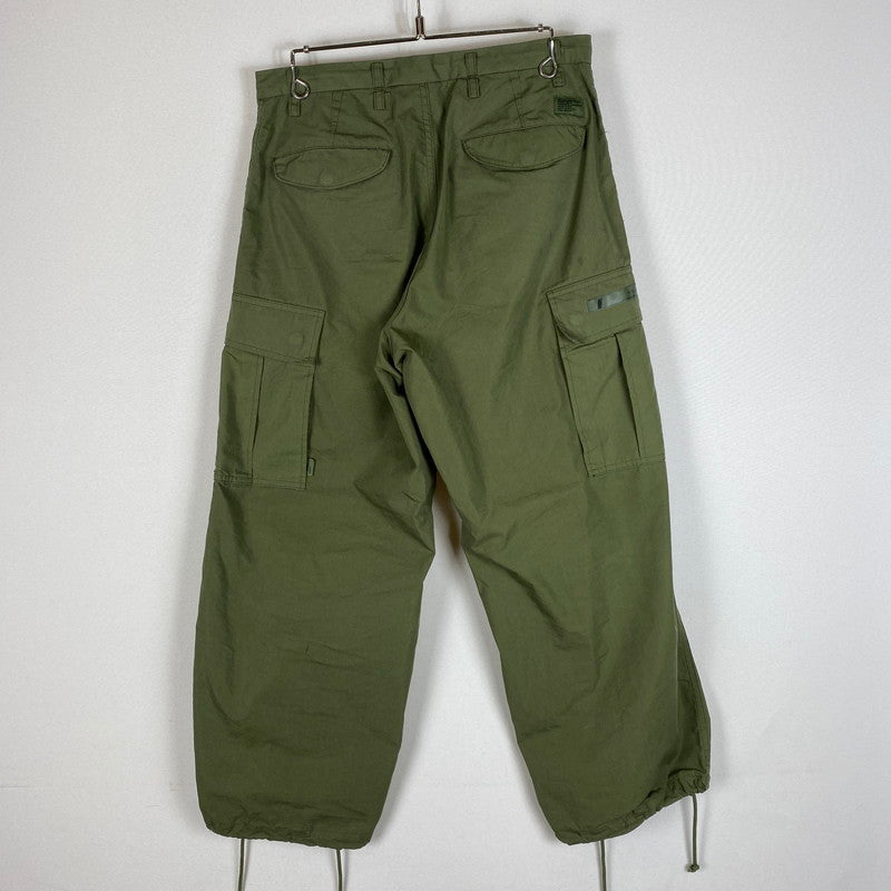 【中古品】【メンズ】 WTAPS ダブルタップス 25AW MILT0001 / TROUSERS / NYCO. WEATHER 252WVDT-PTM02 ミリタリー トラウザーズ カーゴパンツ ボトムス 153-260424-ks-11-fuzh サイズ：1 カラー：グリーン 万代Net店